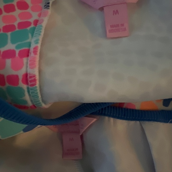 Lilly Pulitzer Kennedy Crop Top and Skirt Set Tile Wave Multi Size Medium - Picture 7 of 8